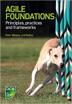 Image of the book Agile Foundations, this is included with the training course at Logitrain