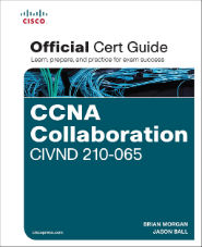 Image of the book CCNA Collaboration CIVND 210-065, this is included with the training course at Logitrain