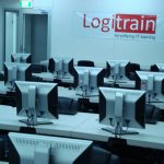 Image of a computer and IT lab at Logitrain