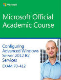 Image of the book Microsoft Official Academic Course, this is included with the training course at Logitrain