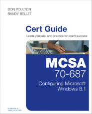 Image of the book Configuring Microsoft Windows 8.1, this is included with the training course at Logitrain