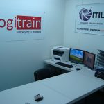 Image of a reception desk at Logitrain