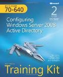 Image of the book Configuring Windows Server 2008 Active Directory, this is included with the training course at Logitrain