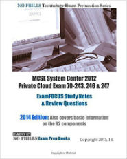 Image of the book MSCE System Centre 2012 Private Cloud Exam 70-243, 246 & 247, this is included with the training course at Logitrain
