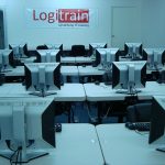 Image of a computer and IT lab at Logitrain