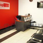 Image of a reception area at Logitrain