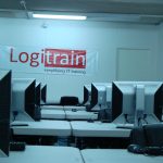 Image of a computer and IT lab at Logitrain