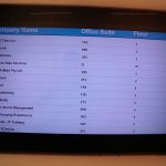 Image of an office directory listing for Logitrain