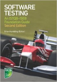 Image of the book Software Testing: An ISTQB-ISEB Foundation Guide, this is included with the training course at Logitrain