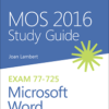 1 MOS Word 2016 Course Material